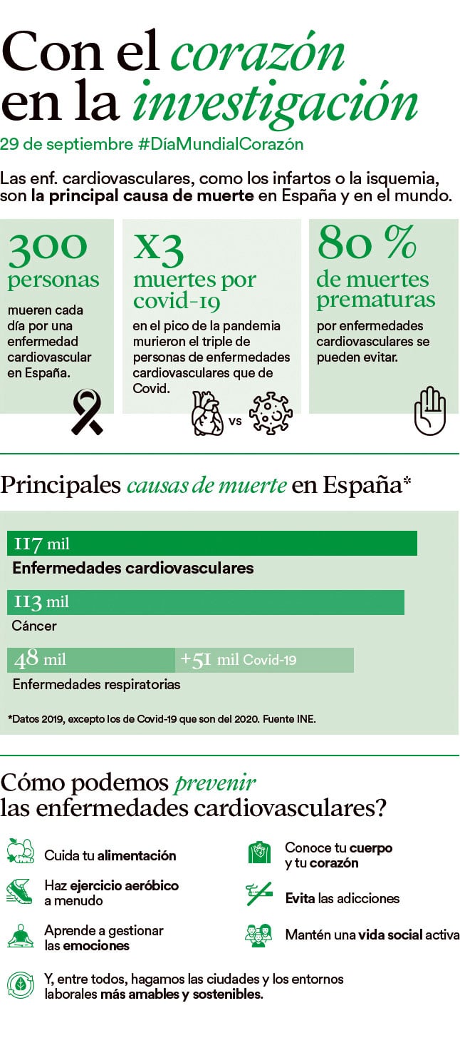 Infographics 'Con el conrazón en la investigación'